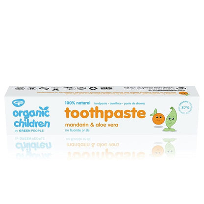 Green People Kids Toothpaste  Mandarin & Aloe Vera