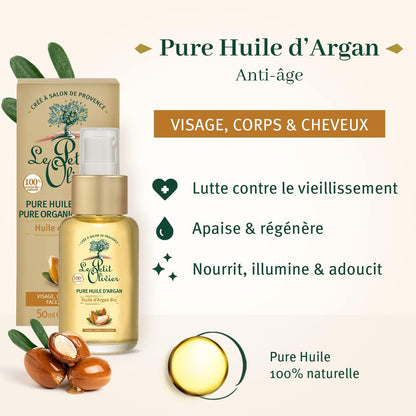 Le Petit Olivier Anti-Aging 100 Percent Natural Pure Argan Oil, 50 ml