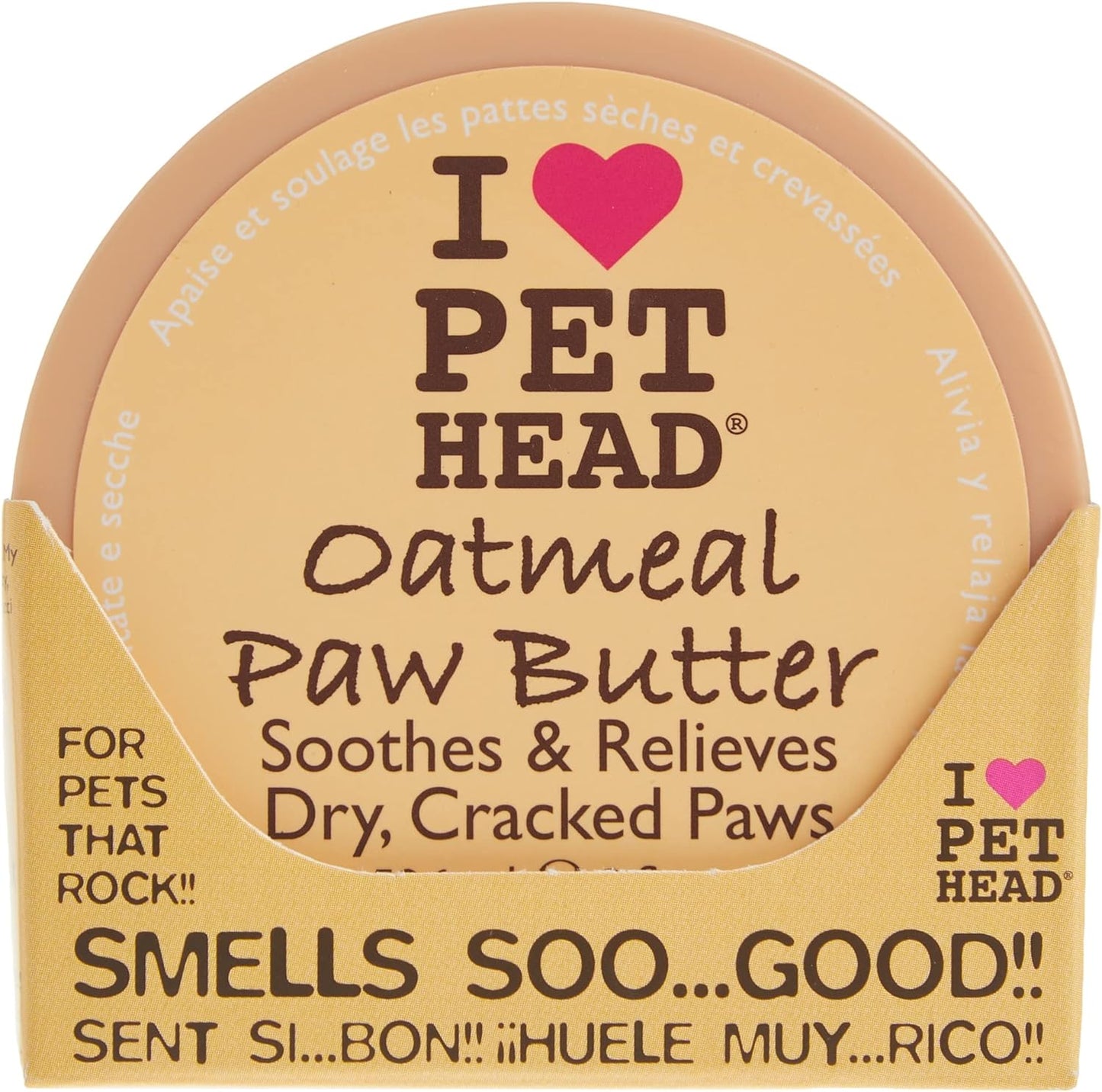 The Company of Animals Pet Head Oatmeal Natural Paw Butter 2oz