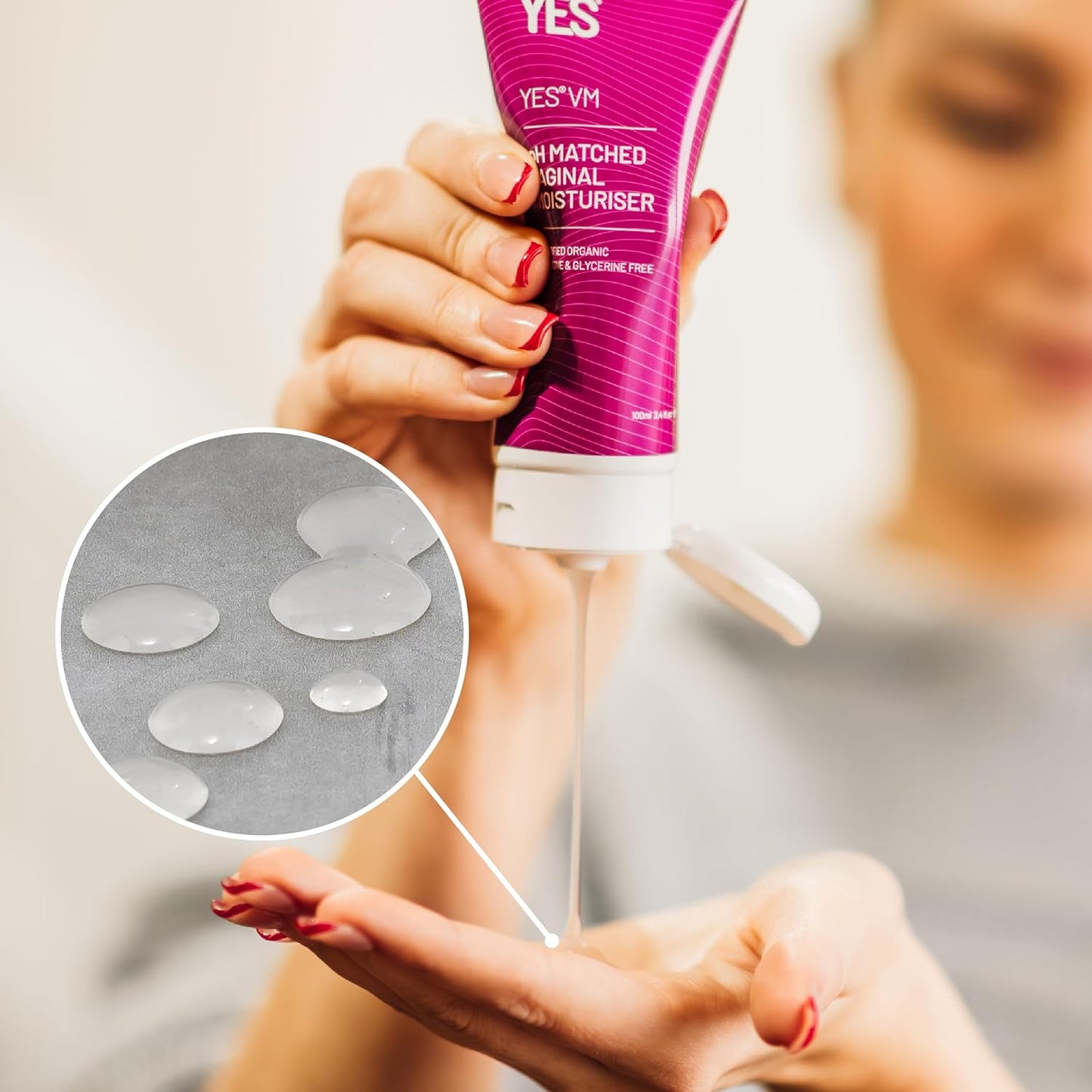 YES VM Water-Based Vaginal Moisturiser Long-Lasting Comfort & Menopause Support