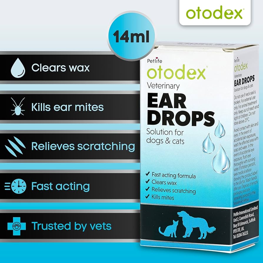 Otodex Petlife Ear Drops, 14 ml