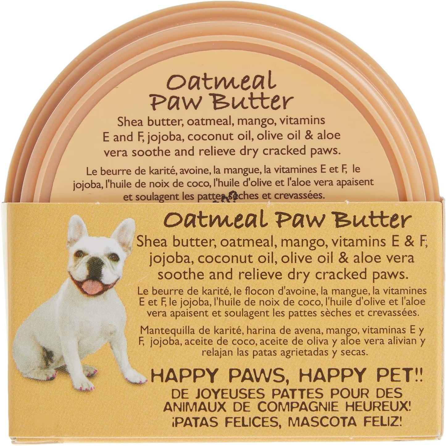 The Company of Animals Pet Head Oatmeal Natural Paw Butter 2oz