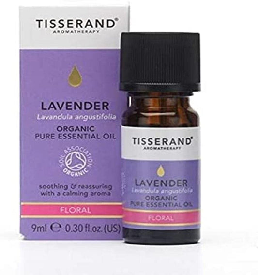 Tisserand Organic Lavender Essential Oil: 9ml for Aromatherapy