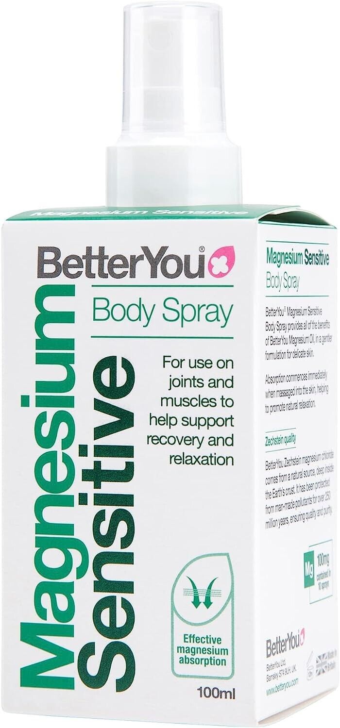 Better You Magnesium Oil Sensitive 100ml of Soothing Relief