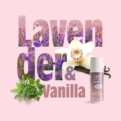 Salt Of The Earth Deodorant Lavender & Vanilla Roll-On