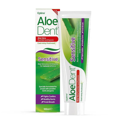 Gentle Dental Care with Aloedent Sensitive Aloe Vera Toothpaste