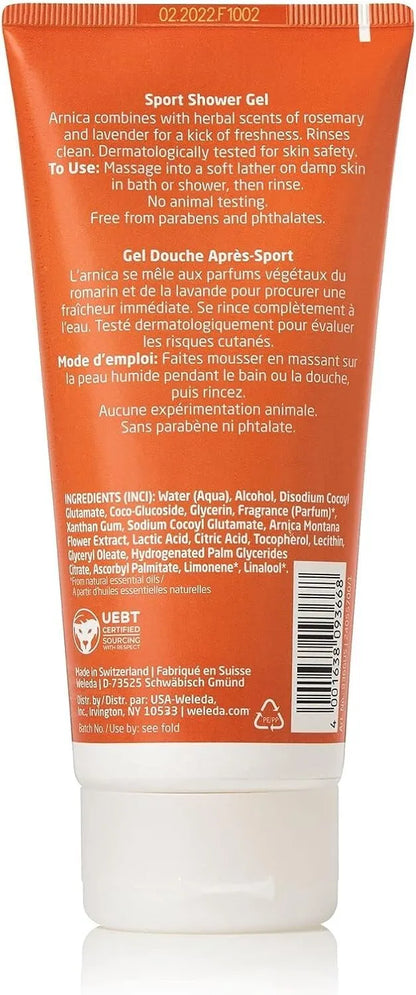 Weleda Sport Energising Shower Gel Arnica for Invigorating Cleansing