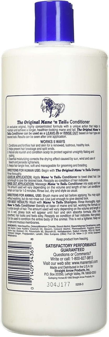 Mane 'N Tail Original Conditioner 32oz: Big Bottle, Big Benefits