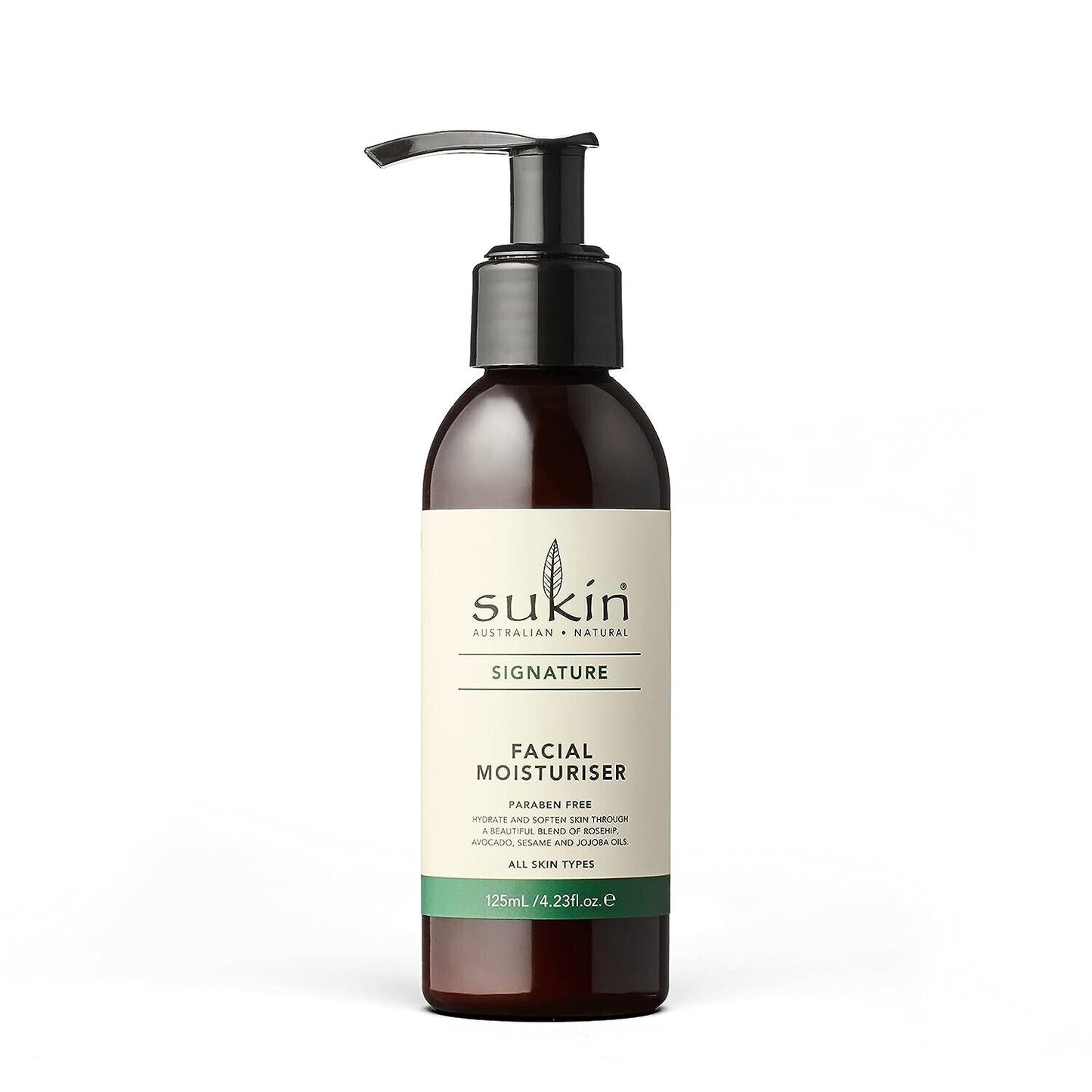 Sukin Hydrating Facial Moisturizer: 4.23 Fl Oz for Nourished, Soft Skin