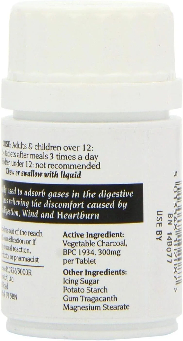 Bragg Charcoal 300mg 100 Tablets Natural Detox Aid