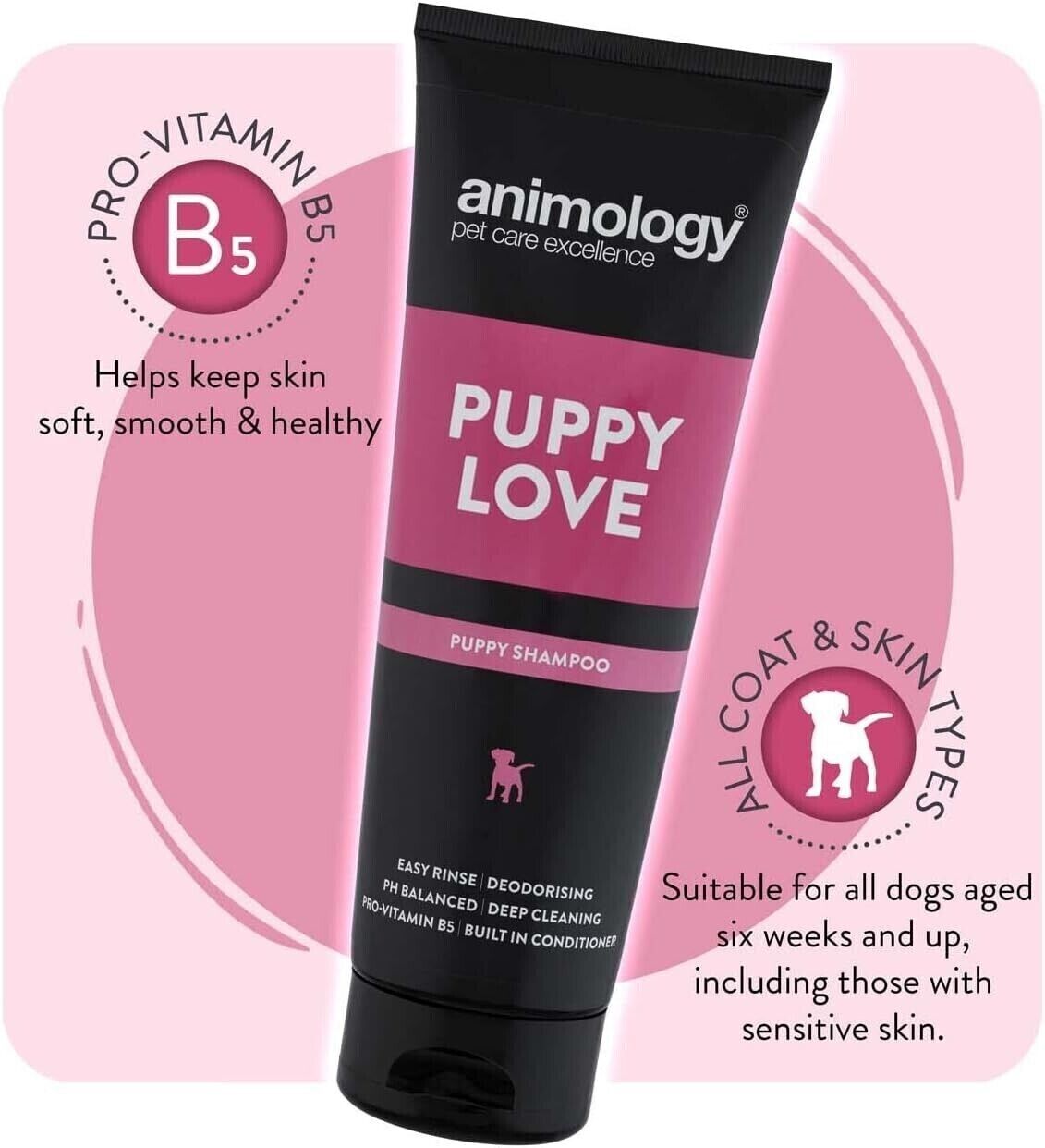 Puppy Love Dog Shampoo - Gentle Care for Young Skin - Gentle Care for Young Skin