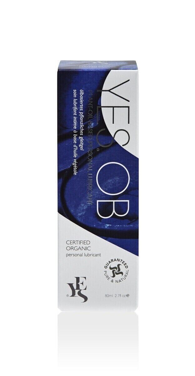 Yes OB Organic Plant-oil Lubricant - 80ml - Natural & Personal Lubrication