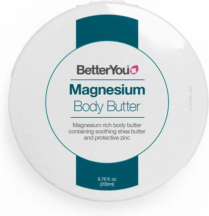 BetterYou Magnesium Skin Body Butter Pure Source  Soothing Shea & Zinc