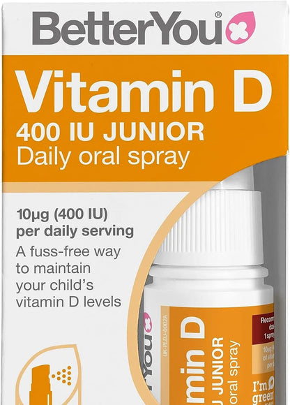 BetterYou DLUX Junior Vitamin D Oral Spray 15ml for Kids