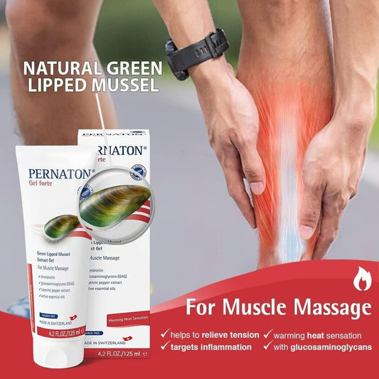 Pernaton Green Lipped Mussel Gel Forte 125ml for Soothing Muscle Massage