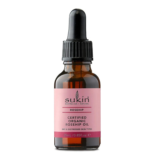 Sukin Certified Organic Rosehip Oil - 0.85 fl oz