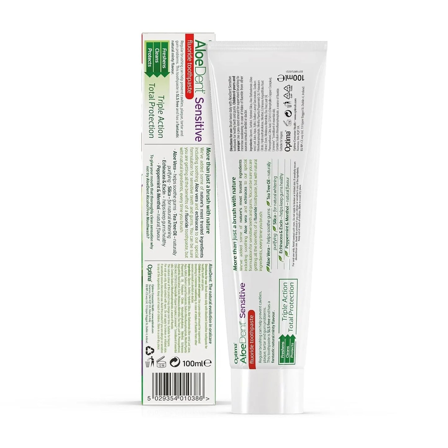 Gentle Dental Care with Aloedent Sensitive Aloe Vera Toothpaste