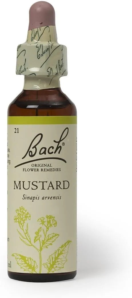 Bach Flower Remedies Mustard 20ml Natural Emotional Wellness Support