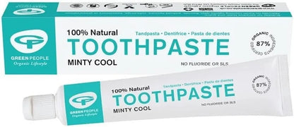 Green People Organic Natural Minty Cool Toothpaste Fresh & Minty