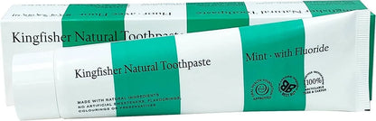 Kingfisher Mint Toothpaste with Fluoride for Oral Care