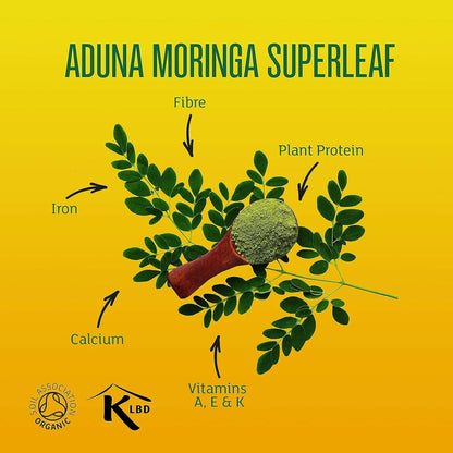 Aduna Moringa Powder USDA Organic Superfood  9.7oz