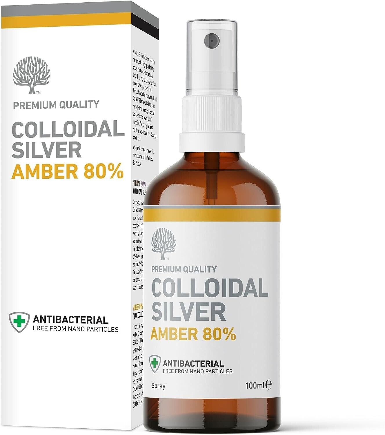 Nature's Greatest Secret Colloidal Silver Amber Spray 100ml