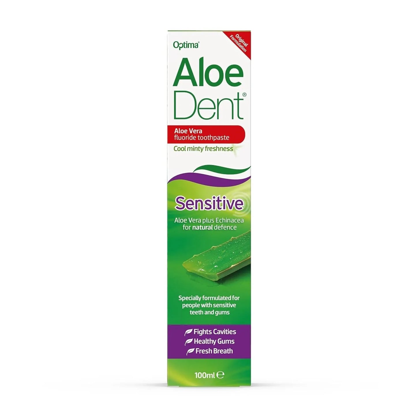 Gentle Dental Care with Aloedent Sensitive Aloe Vera Toothpaste