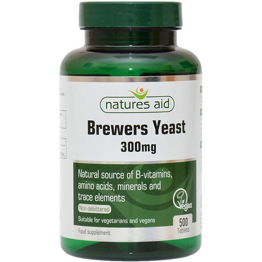 Natures Aid Brewers Yeast 300mg 500 Tablets for Vitality