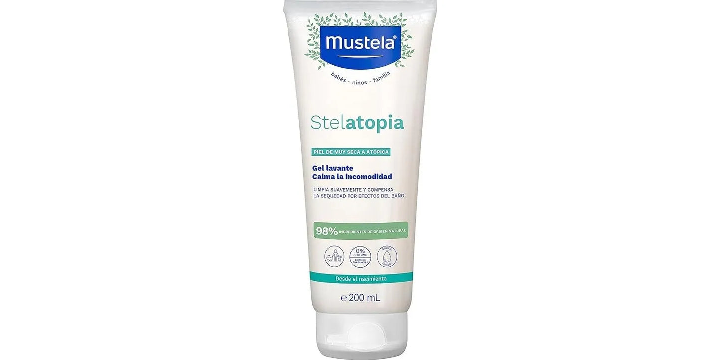 Gentle Care for Atopic Skin with Mustela Stelatopia Cleansing Cream