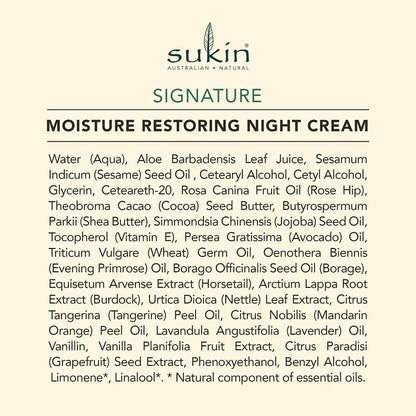 Sukin Night Cream for Overnight Skin Nourishment