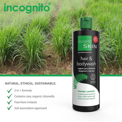 Incognito Hair & Body Wash for Refreshing Cleansing