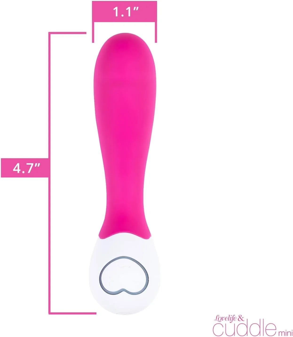 Cuddle Mini G-Spot Vibe Glee Machine Making Waves in the Library of Love for Women Pink