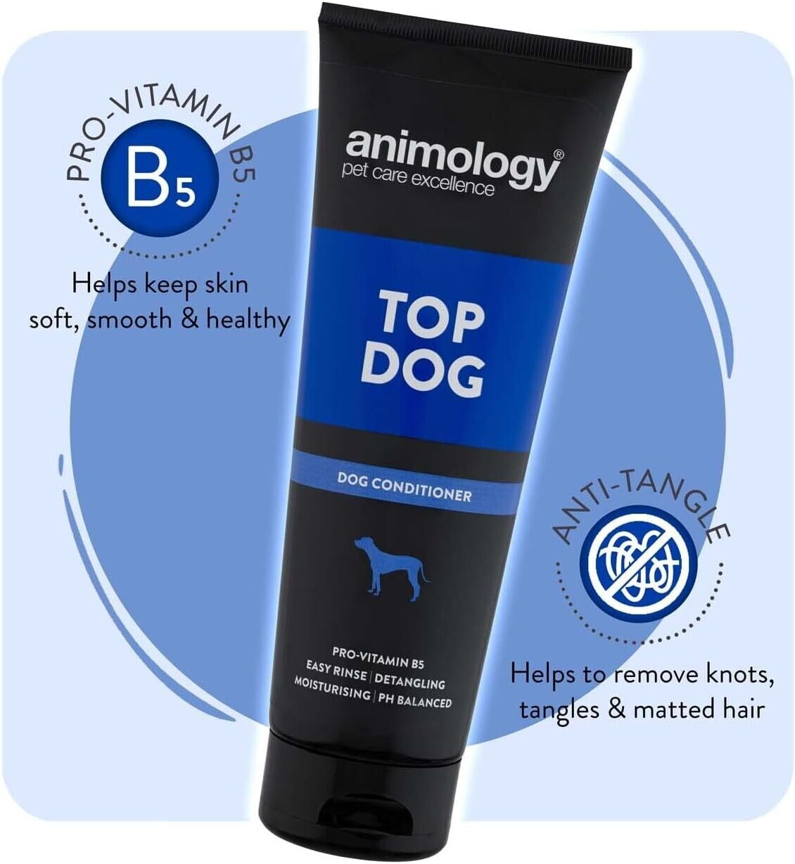 Animology Top Dog Conditioner: 250ml for Healthy, Shiny Coats