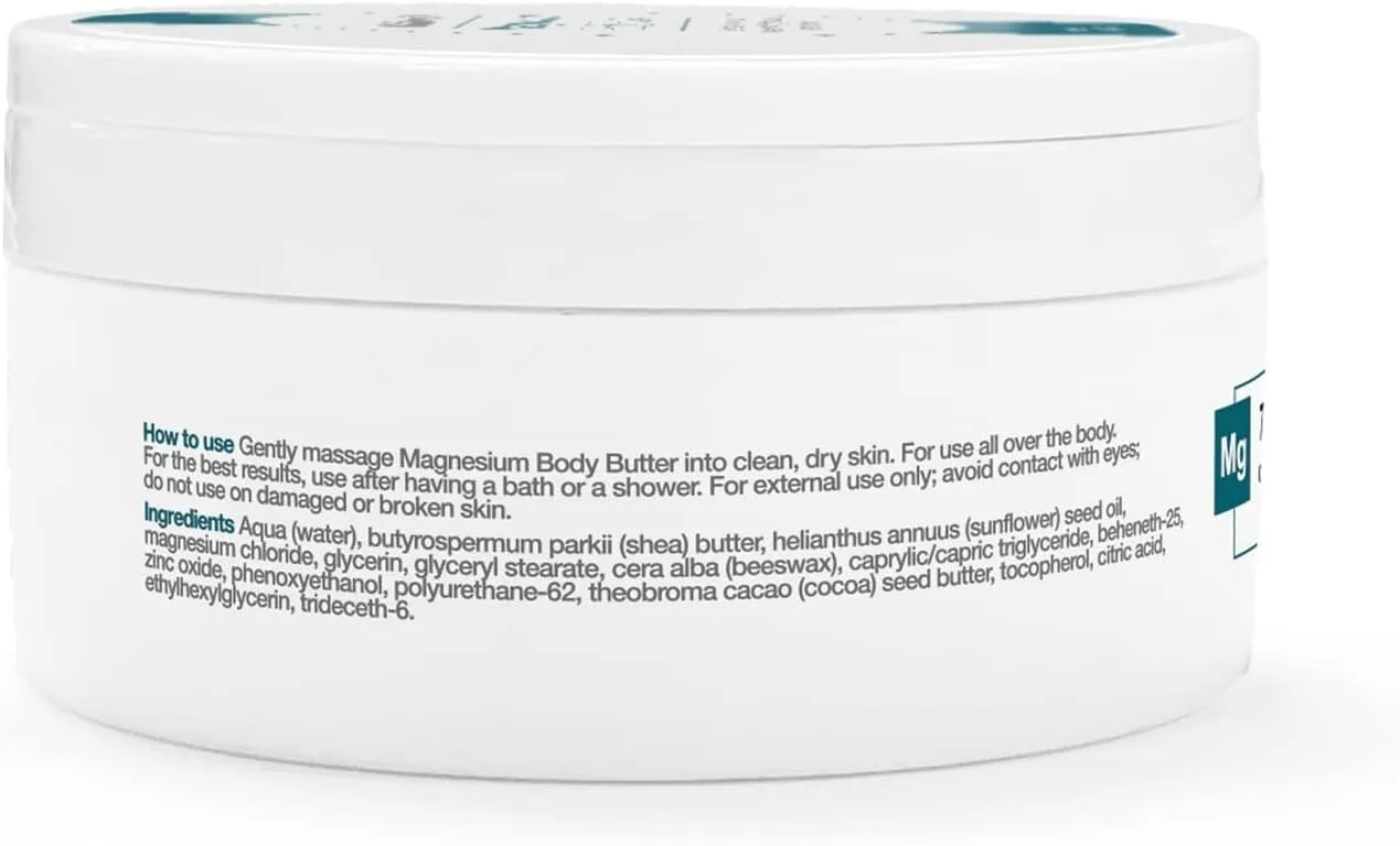 BetterYou Magnesium Skin Body Butter Pure Source  Soothing Shea & Zinc