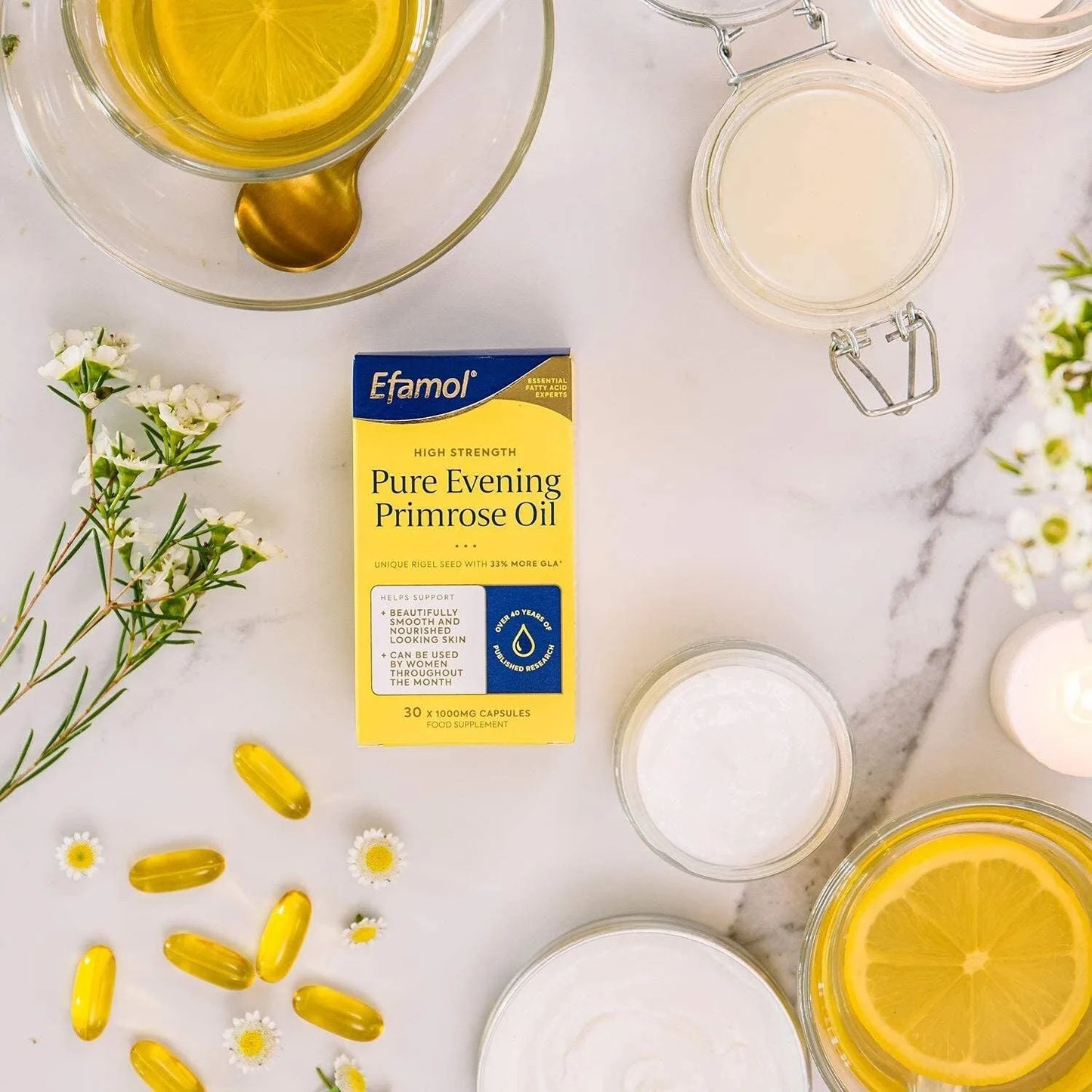 Efamol Evening Primrose Oil 1000mg 30 Capsules for Well-Being