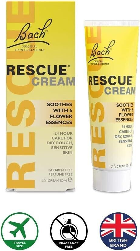 Nelsons Rescue Remedy Cream, Fragrance-Free 50ml