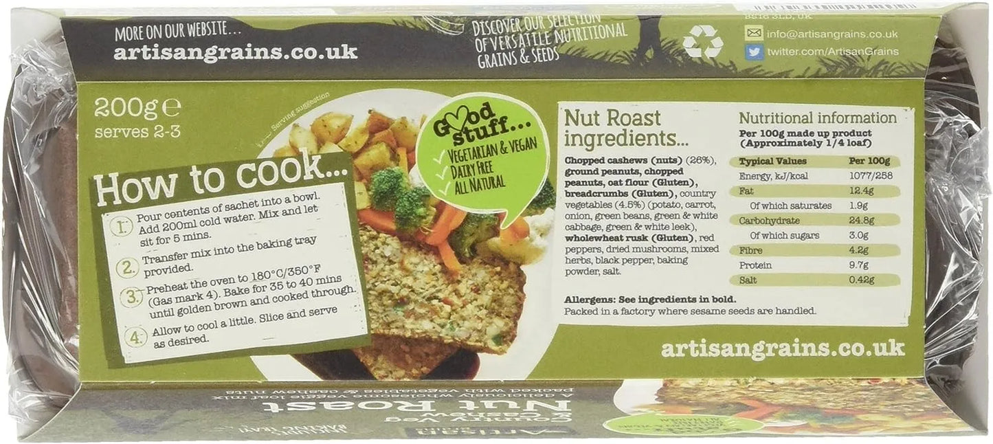 Artisan Grains Nut Roast Range Vegan Mixed Pack Gluten Free