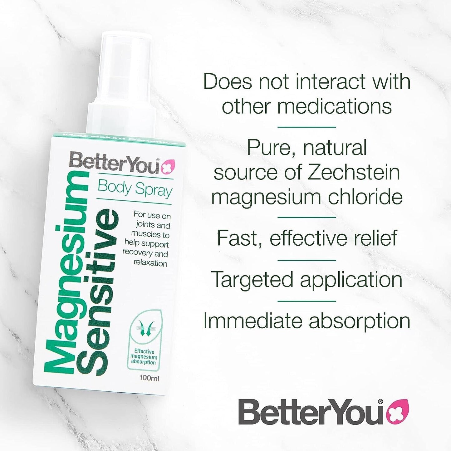 Better You Magnesium Oil Sensitive 100ml of Soothing Relief