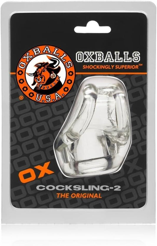 Oxballs - Cocksling Clear Crystal-Clear Scrotum Harnes