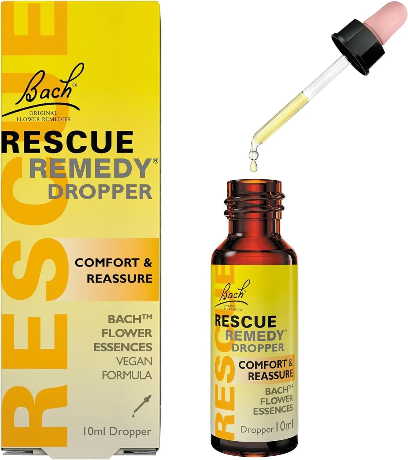 Bach Rescue Remedy Dropper Comfort & Reassure Bach Flower Vegan Formula