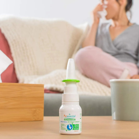 Puressentiel Respiratory Decongestant Nasal Spray for Clear Breathing