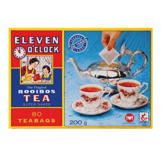 Eleven O'Clock Organic Rooibos Tea - 80 Tea Bags