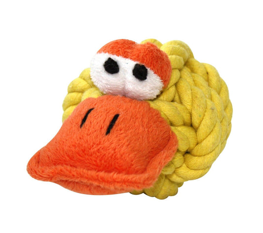 Knottie Head Duck - Pet Toy