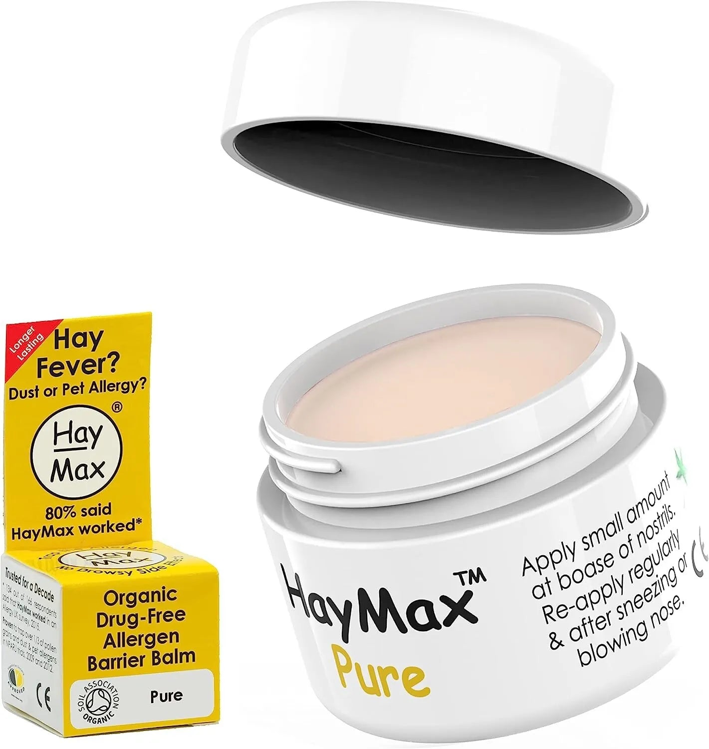 Haymax Pure Organic Pollen Balm Hayfever Relief