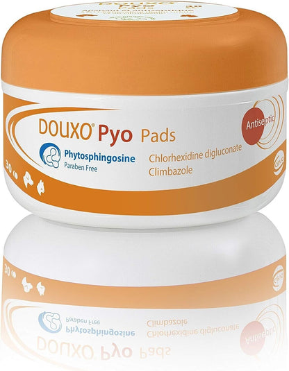 Douxo Pyo Skin Wipes - 30 Pads for Pets