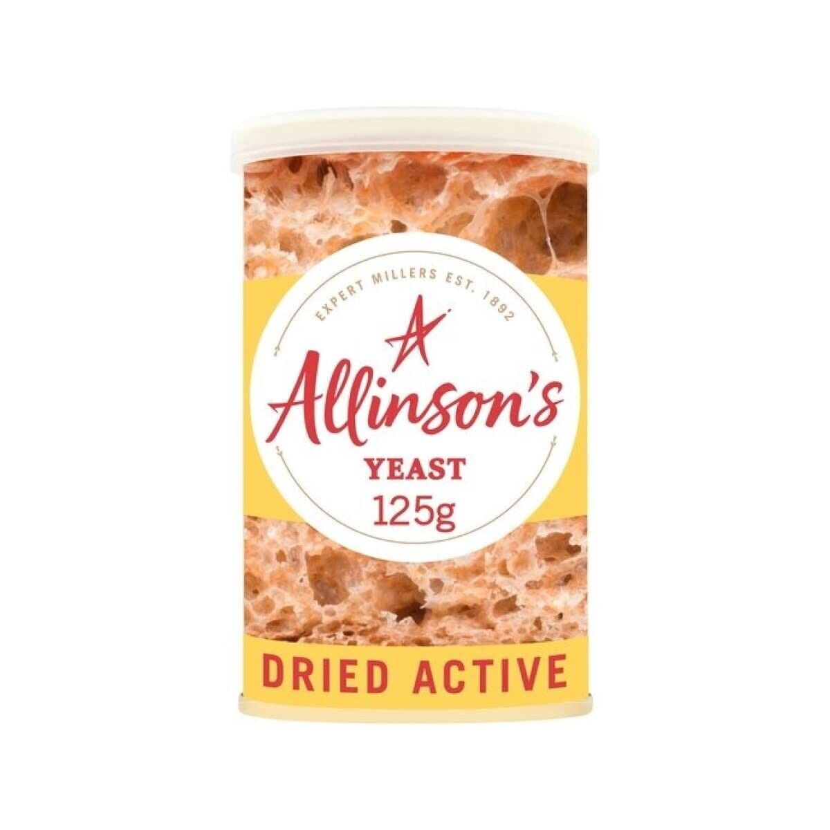 Allinson Dried Active Baking Yeast 125g Elevate Your Baking