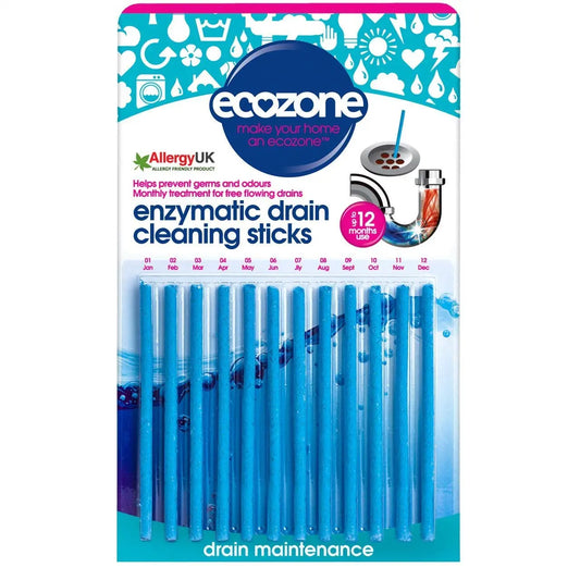 Ecozone Citrus Drain Cleaning Sticks Unblocker Kit