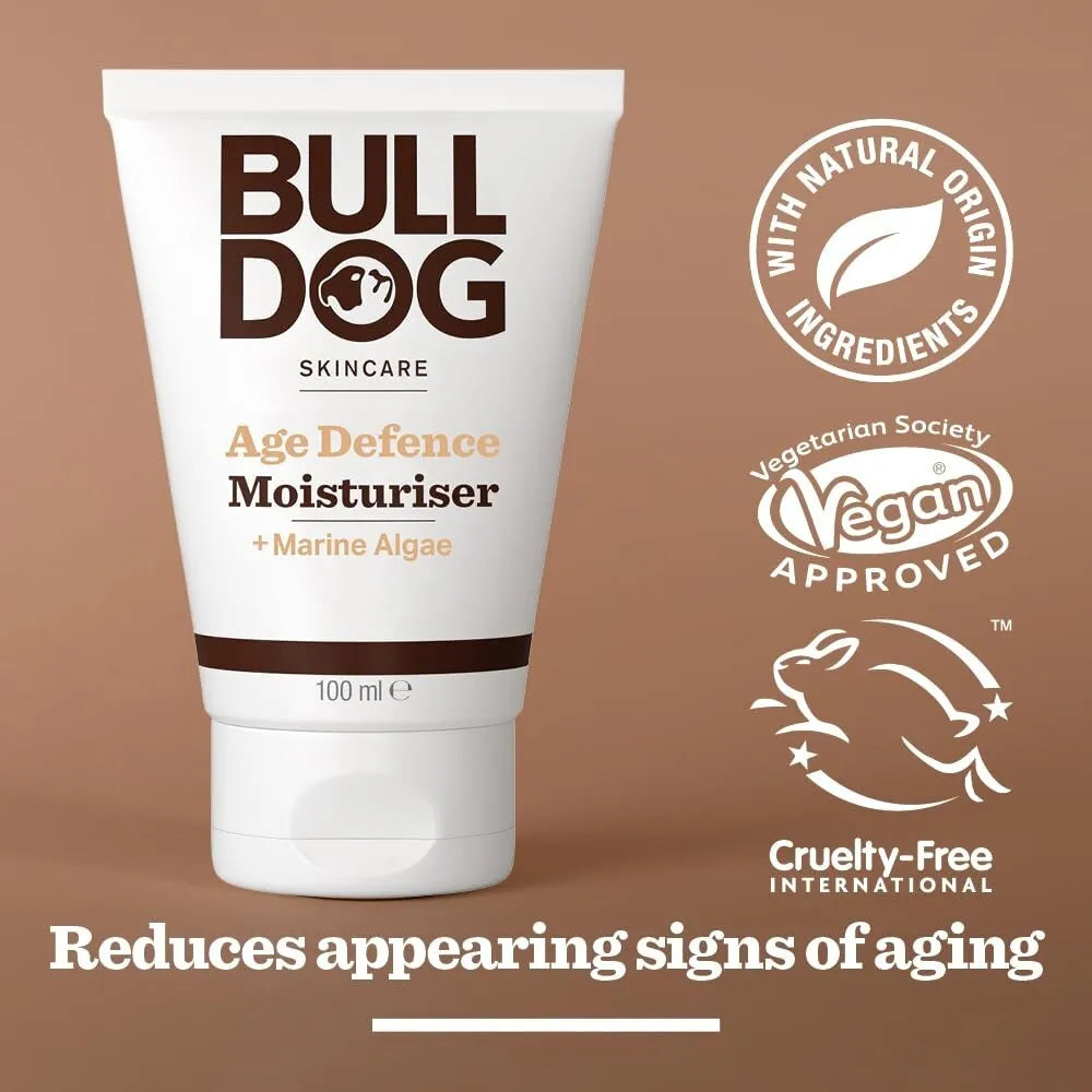 Bulldog Age Defense Moisturizer Unleash Your Skin's Full Potential!  For Men