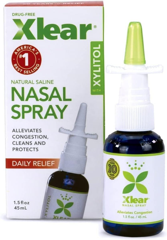 Xlear Xylitol Saline Nasal Spray Fast 1.5 fl oz Relief