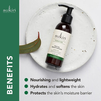 Sukin Hydrating Facial Moisturizer: 4.23 Fl Oz for Nourished, Soft Skin